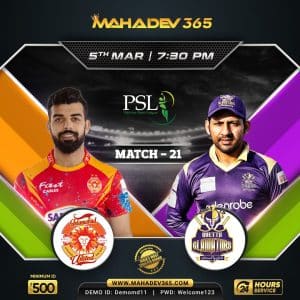 islamabad vs quetta match fixture mahadev book