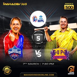 womens ipl match 5 delhi vs up mahadev book