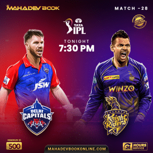 IPL-2023-Match-28-Delhi-Capitals-vs-Kolkata-Knight-Riders-Prediction-and-Preview-Mahadev-Book-Online