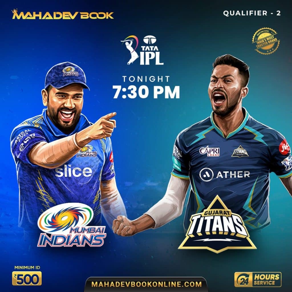 Expert-Prediction-Gujarat-Titans-vs-Mumbai-Indians-Qualifier-2-Clash-in-IPL-2023-Insights-by-Mahadev-Book-IPL-Online-ID