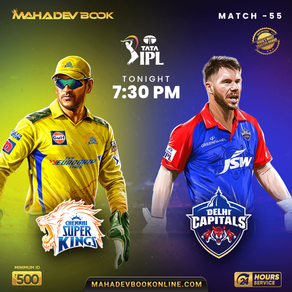 Expert-Prediction-for-Match-55-Chennai-Super-Kings-vs-Delhi-Capitals-in-IPL-2023-Get-Insights-from-Mahadevs-Online-Book