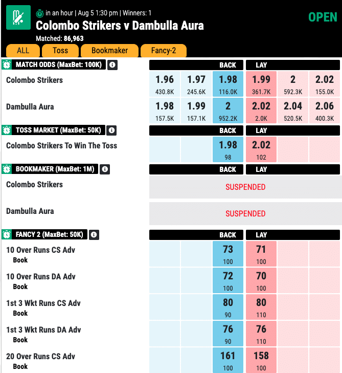 Colombo-Strikers-vs-Dambulla-match-odds-mahadev-book